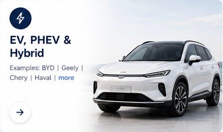 White EV and PHEV crossover category