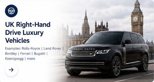 UK right-hand drive Range Rover luxury vehicle category